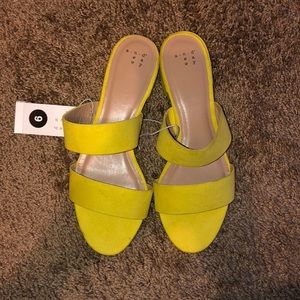 A New Day Yellow Sandals